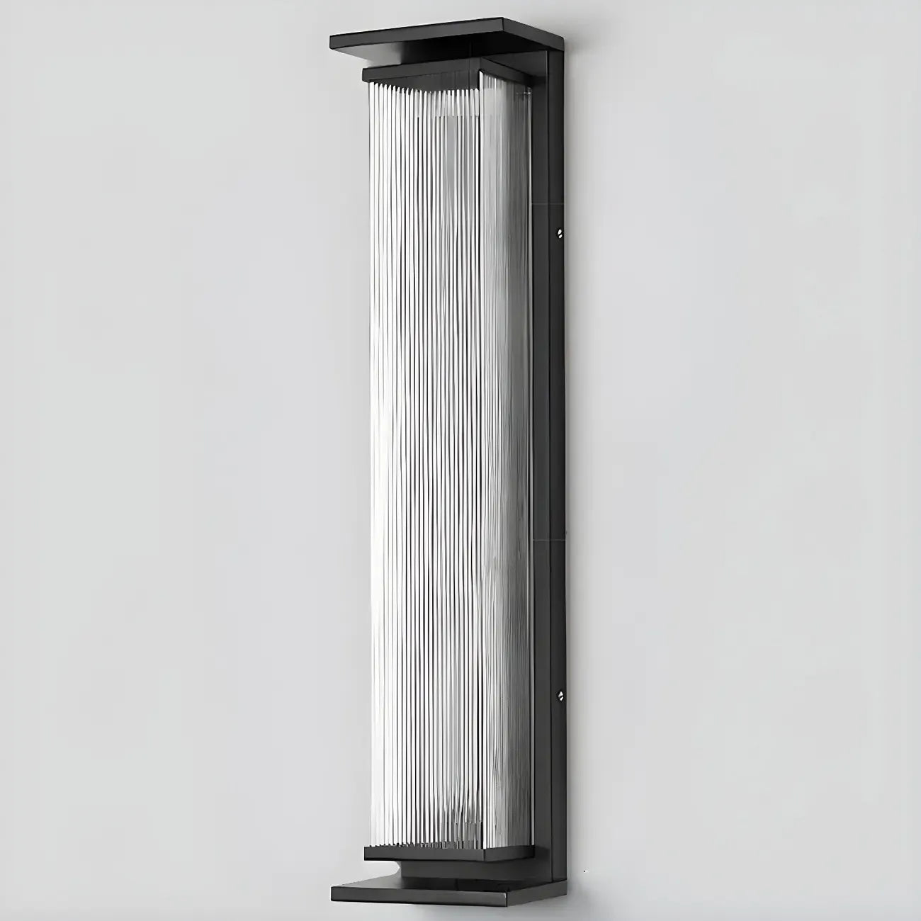 Applique murale LED extérieure moderne géométrique en acier