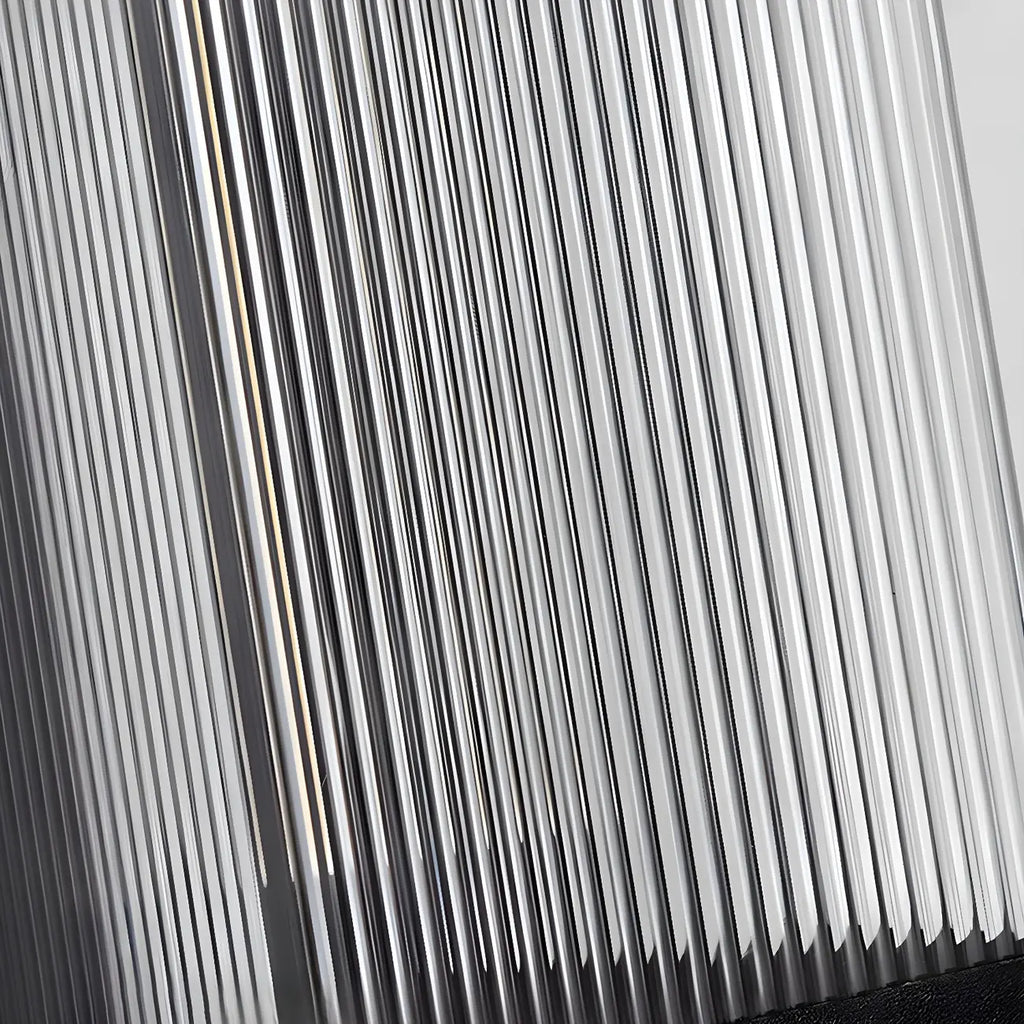 Applique murale LED extérieure moderne géométrique en acier