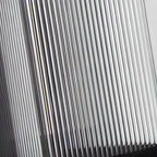 Applique murale LED extérieure moderne géométrique en acier