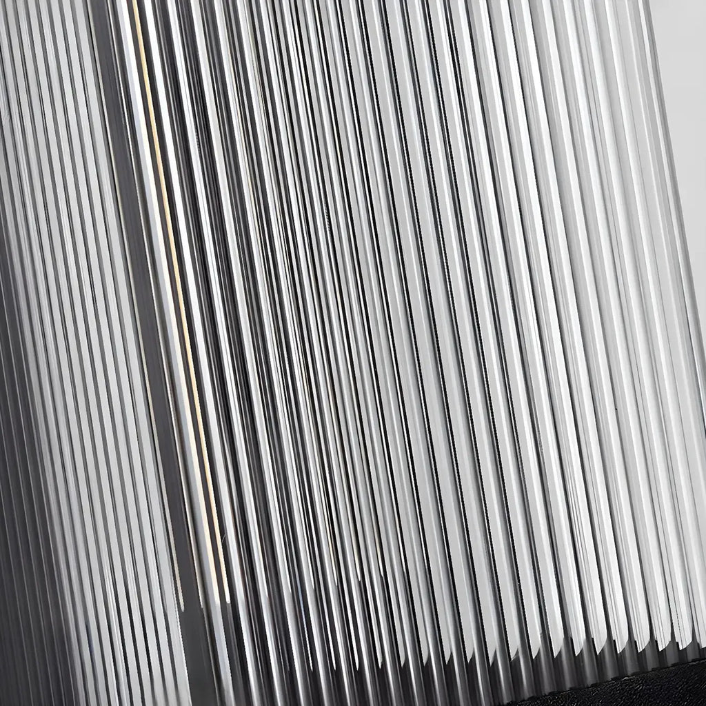 Applique murale LED extérieure moderne géométrique en acier