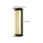Applique murale LED extérieure moderne géométrique en acier