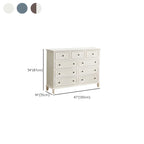 Coffre de rangement élégant et classique en bois laqué blanc et marron