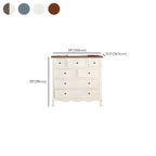 Coffre de rangement élégant et classique en bois laqué blanc et marron