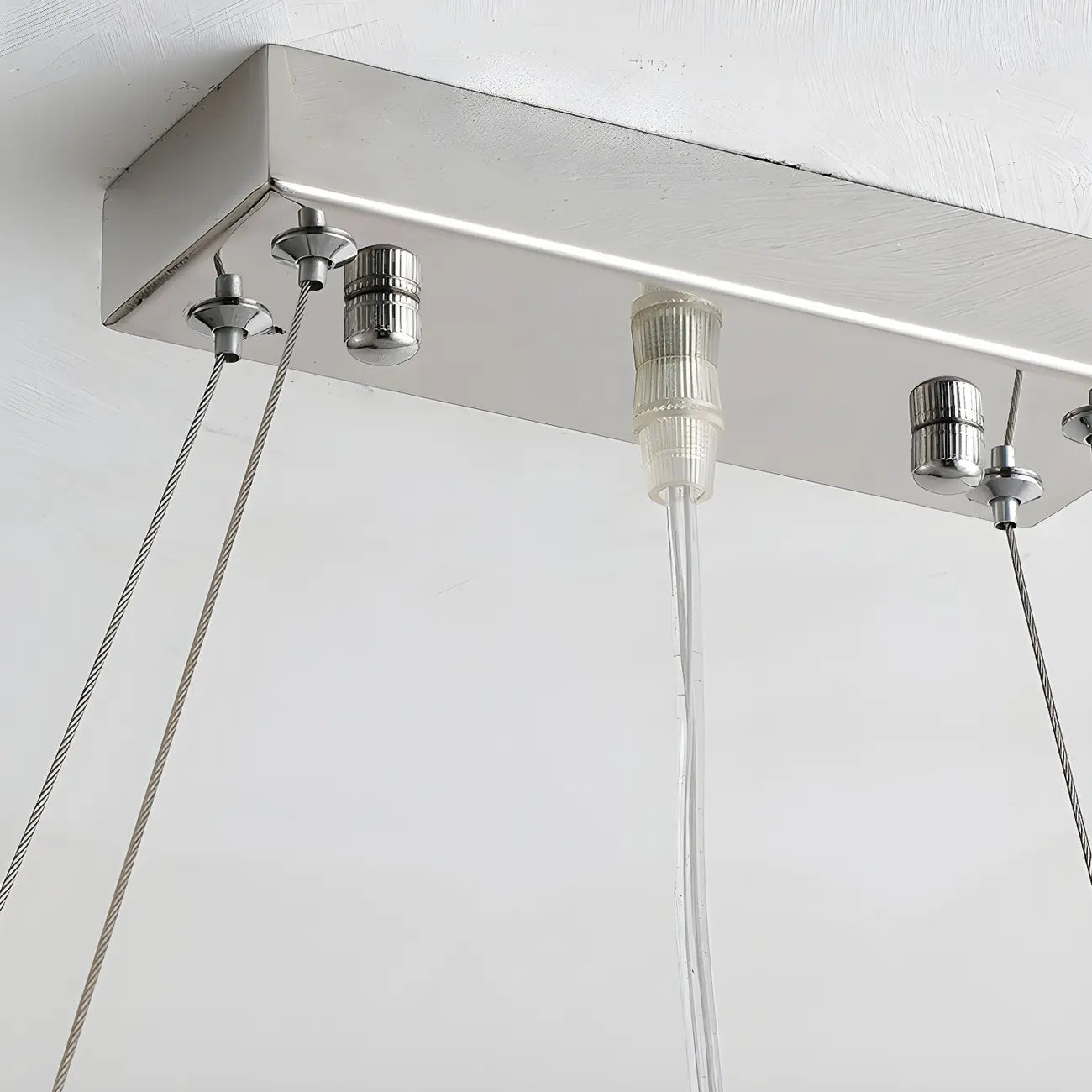Suspension îlot de cuisine luxueuse en cristal à 16 lumières