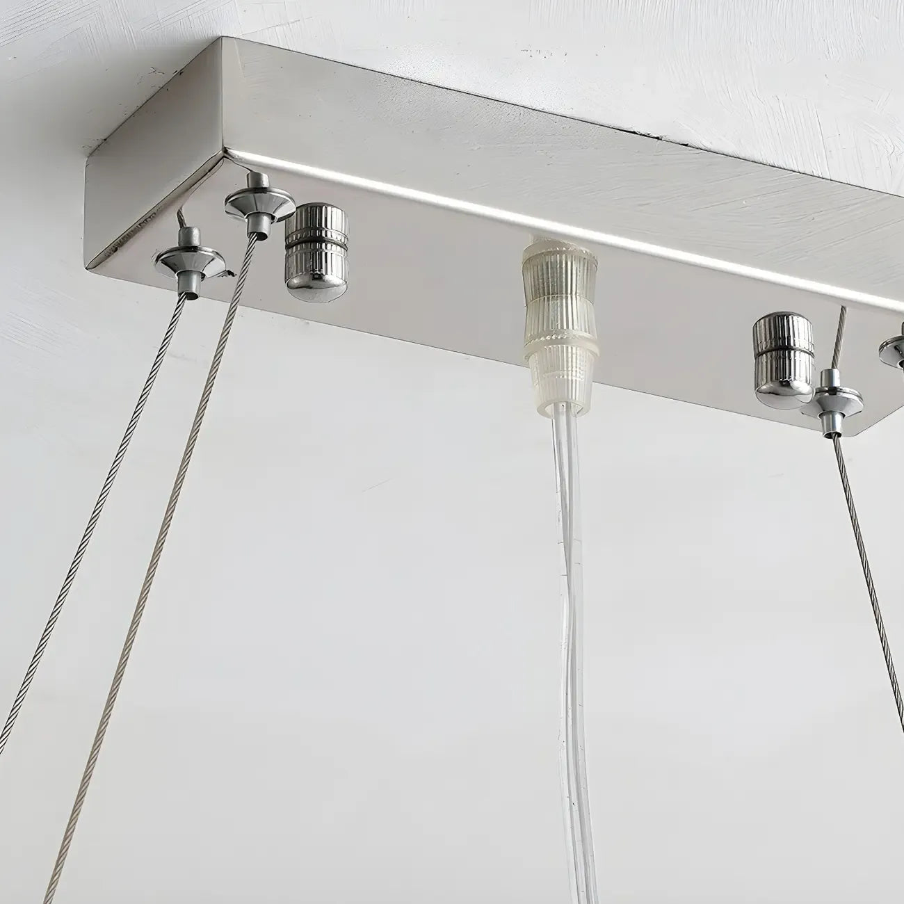 Suspension îlot de cuisine luxueuse en cristal à 16 lumières