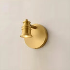 Applique murale moderne en métal doré pour salle de bain