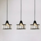 Suspension contemporaine en cristal pour îlot de cuisine