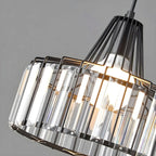 Suspension contemporaine en cristal pour îlot de cuisine