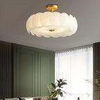 Plafonnier semi-encastré moderne à LED 4/5 lumières pour chambre à coucher
