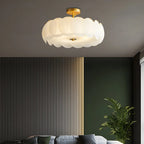 Plafonnier semi-encastré moderne à LED 4/5 lumières pour chambre à coucher