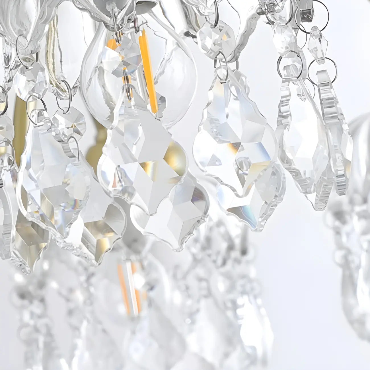 Lampada a sospensione da isola elegante, piccola, a 3 luci, in cristallo dorato per cucina