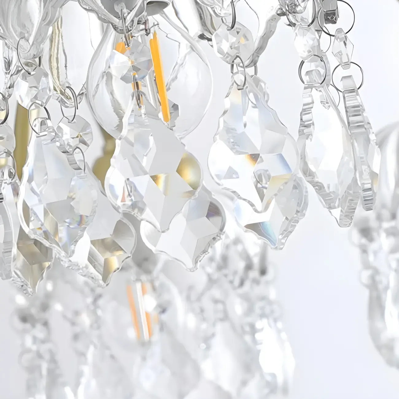 Lampada a sospensione da isola elegante, piccola, a 3 luci, in cristallo dorato per cucina