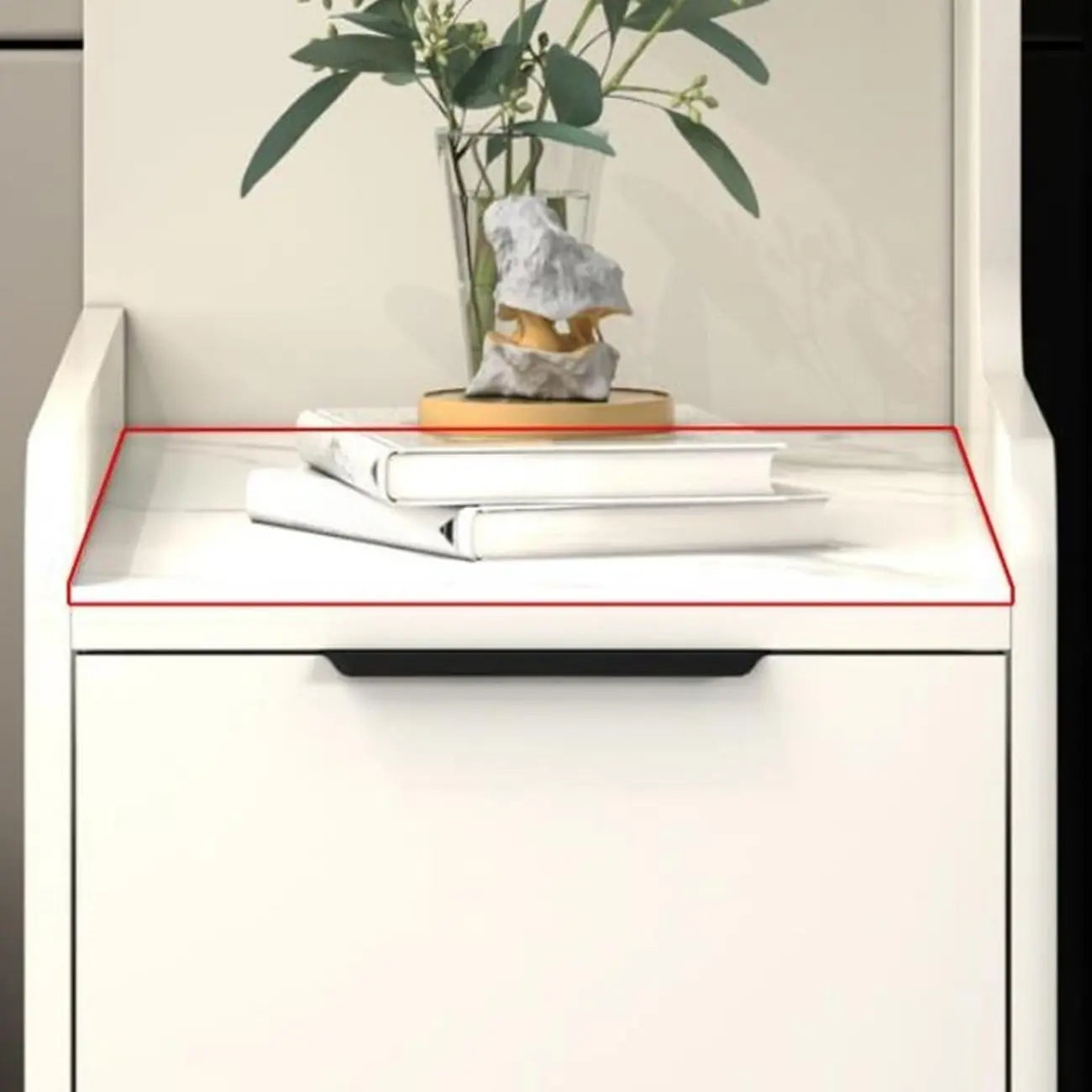 Armoire de rangement d'angle moderne en bois kaki avec éclairage intégré