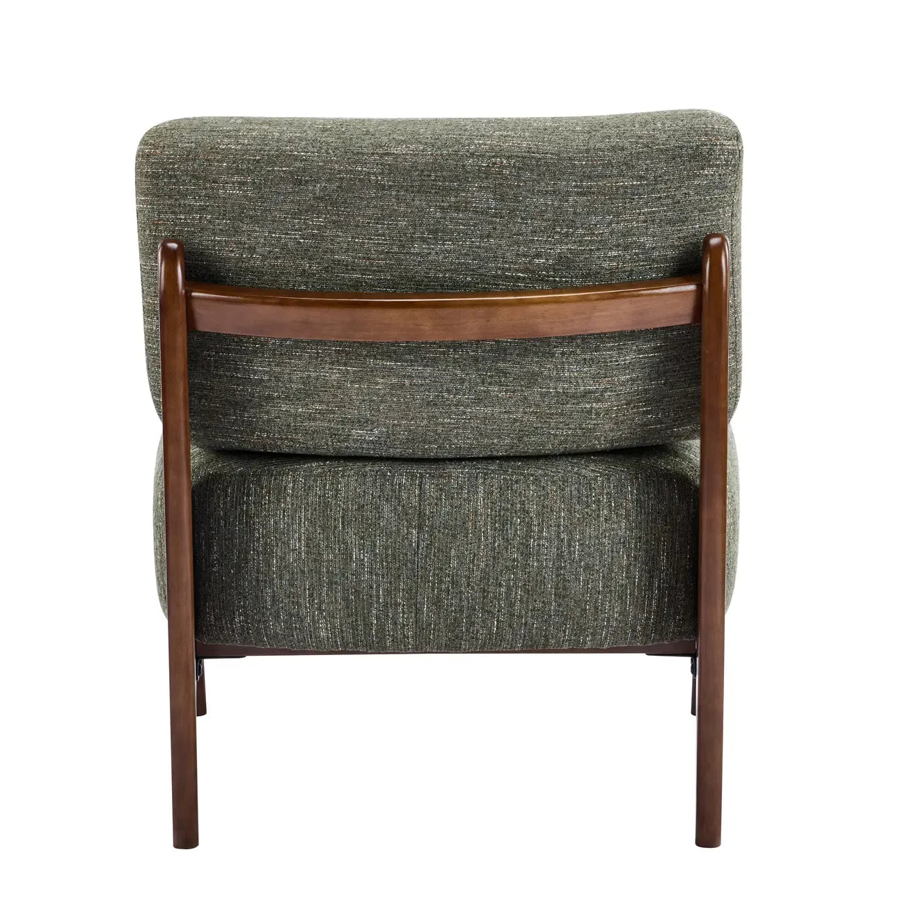 Fauteuil lounge vert en chenille, fauteuil d'appoint pour salon