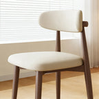 Ensemble de 2 chaises de salle à manger en bois de style moderne du milieu du siècle