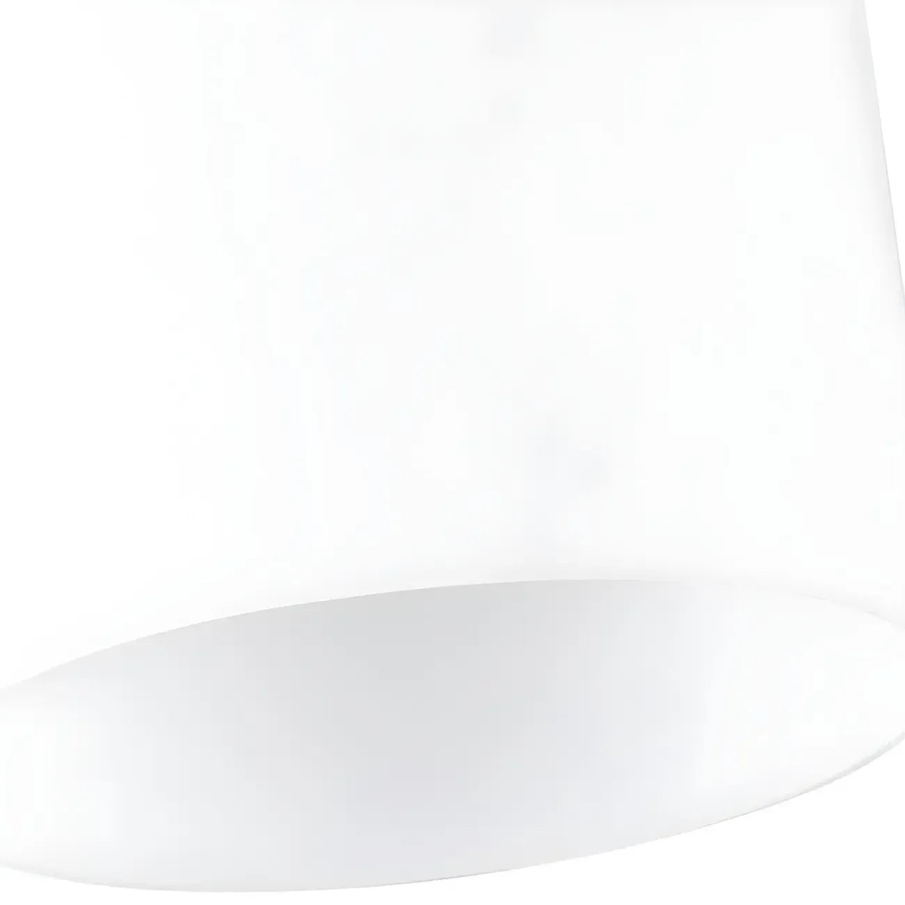 Plafonnier semi-encastré cylindrique minimaliste en verre noir