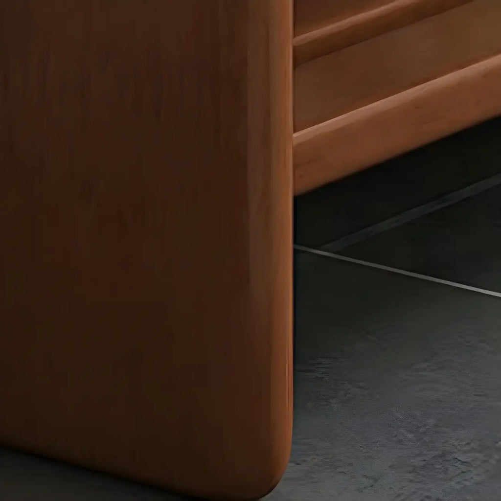 Panca Contenitore Scarpiera in Legno Naturale con Cuscino per Ingresso