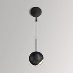 Applique murale LED globe élégante et réglable pour chevet, à intensité variable