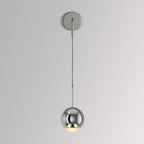 Applique murale LED globe élégante et réglable pour chevet, à intensité variable