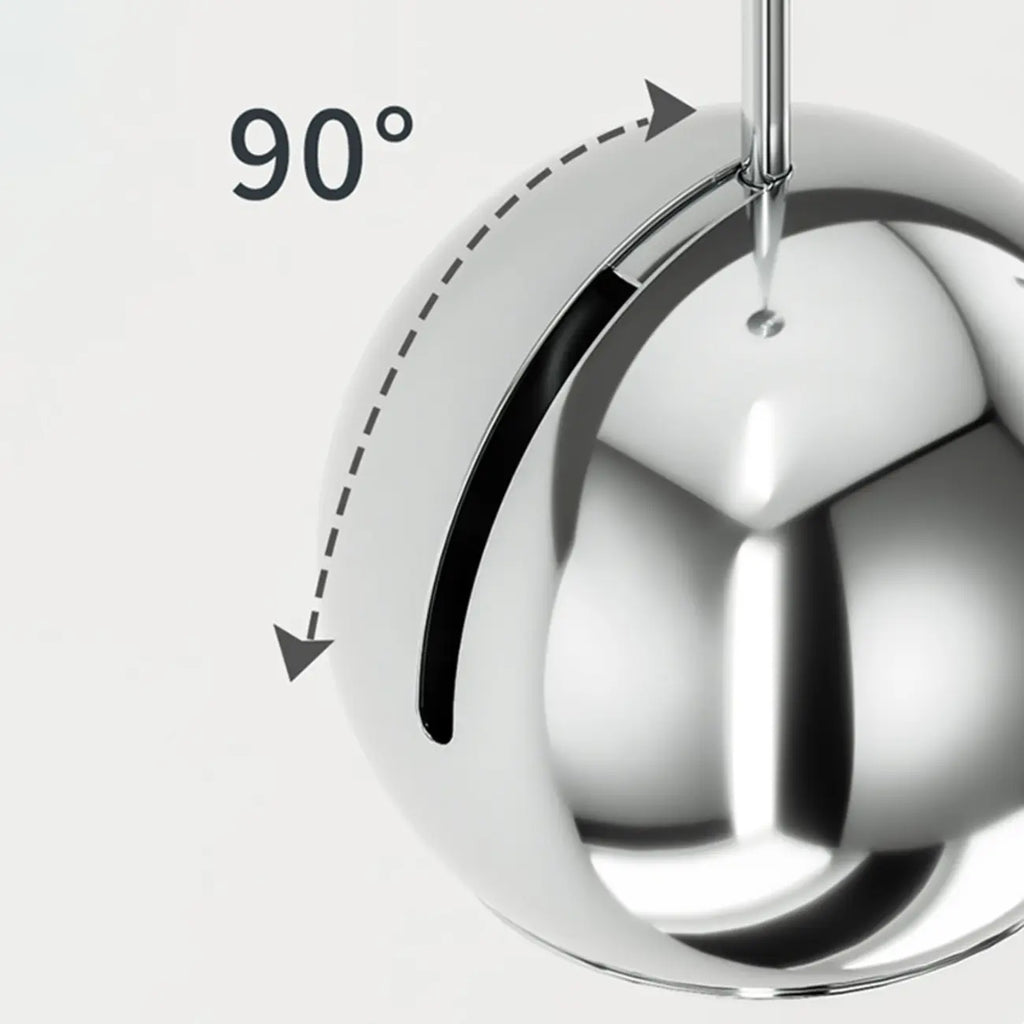 Applique murale LED globe élégante et réglable pour chevet, à intensité variable