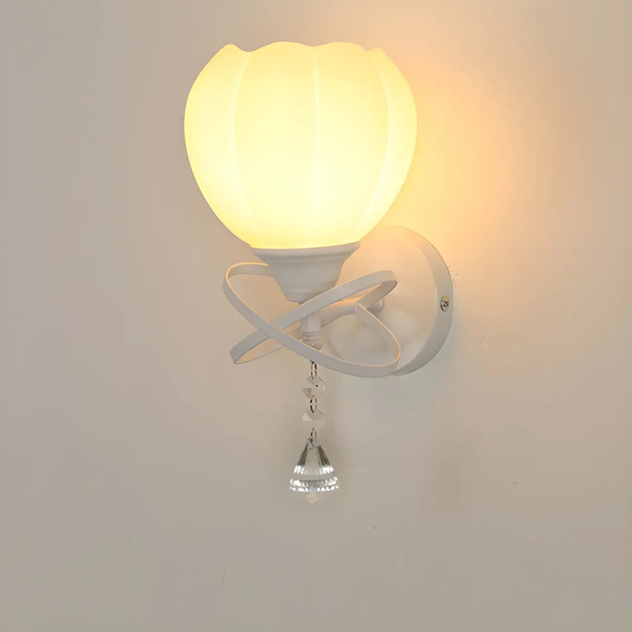 Applique murale florale vintage de 10 à 14 pouces pour espaces intérieurs