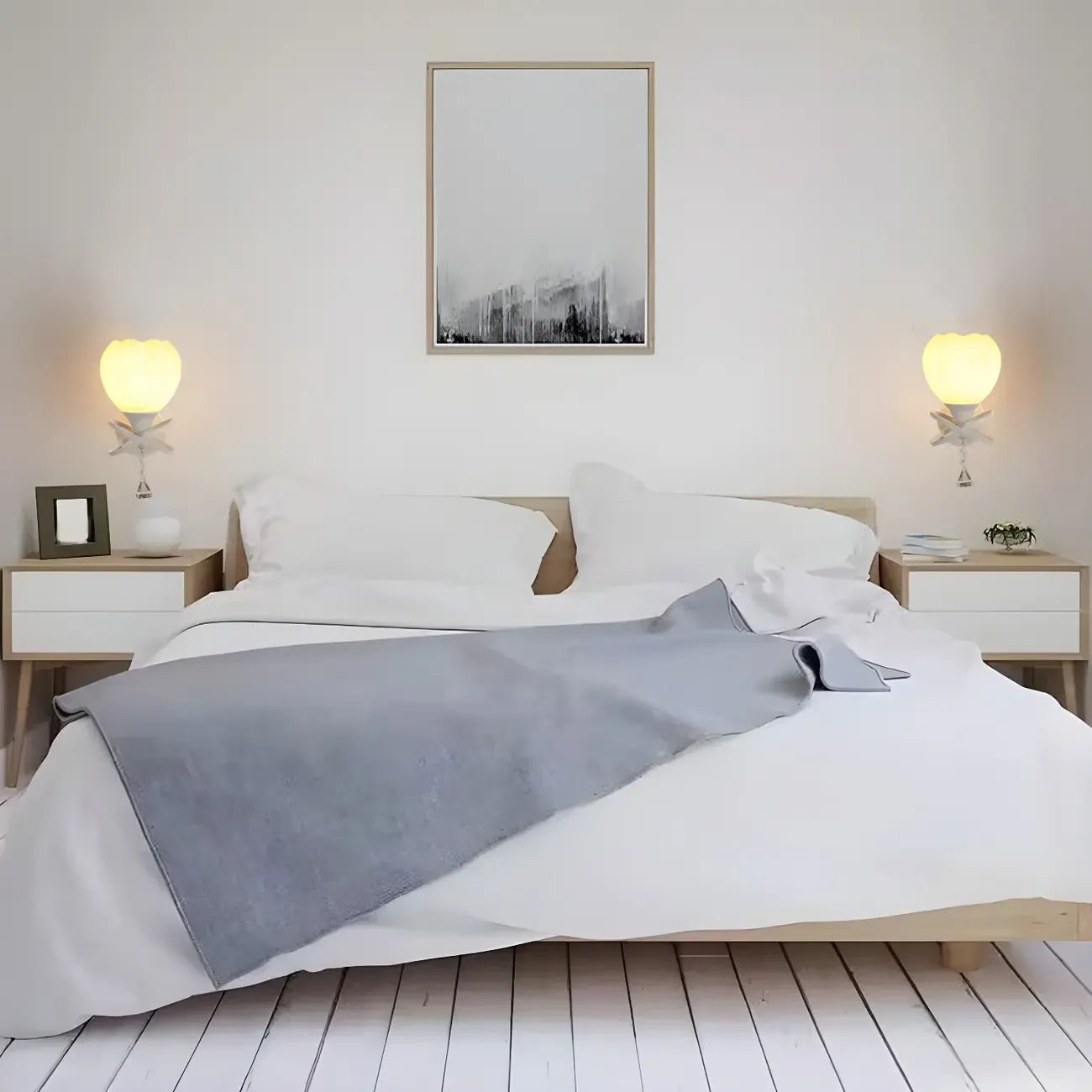 Applique murale florale vintage de 10 à 14 pouces pour espaces intérieurs