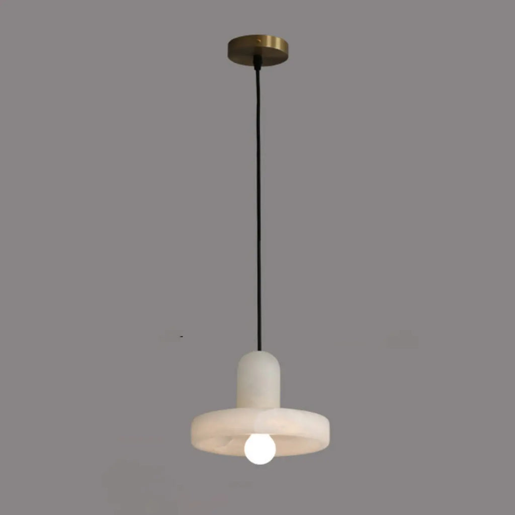 Suspension cylindrique moderne en métal doré pour îlot de cuisine