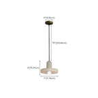 Suspension cylindrique moderne en métal doré pour îlot de cuisine