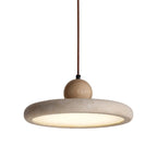 Suspension moderne en pierre beige réglable