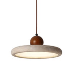 Suspension moderne en pierre beige réglable