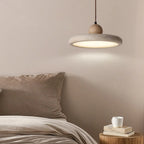 Suspension moderne en pierre beige réglable