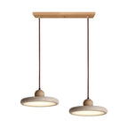 Suspension moderne en pierre beige réglable