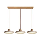 Suspension moderne en pierre beige réglable