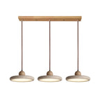 Suspension moderne en pierre beige réglable