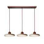 Suspension moderne en pierre beige réglable