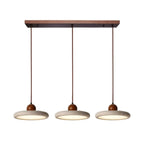 Suspension moderne en pierre beige réglable