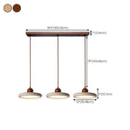 Suspension moderne en pierre beige réglable