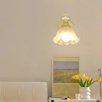 Applique murale moderne de 12,5 à 22,5 cm en forme de fleur pour chambre à coucher