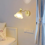 Applique murale moderne de 12,5 à 22,5 cm en forme de fleur pour chambre à coucher