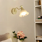 Applique murale moderne de 12,5 à 22,5 cm en forme de fleur pour chambre à coucher