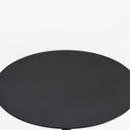 Lampadaire moderne à arc réglable avec abat-jour cylindrique en tissu et table intégrée