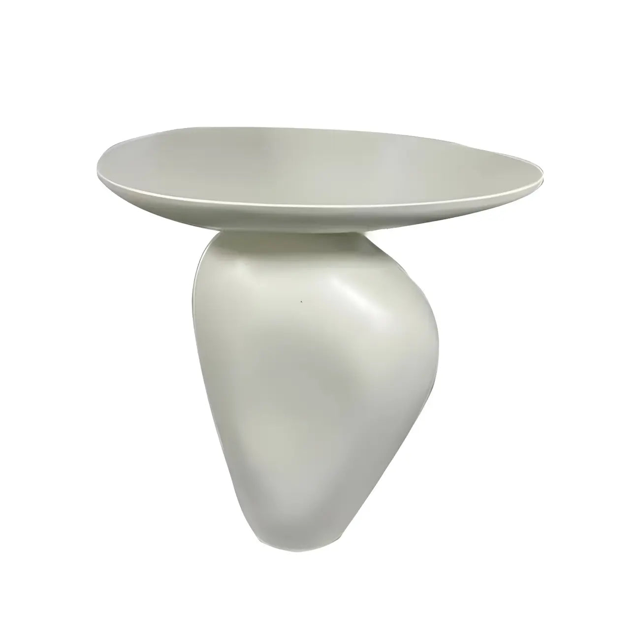 Table d'appoint moderne noire avec piètement en acier