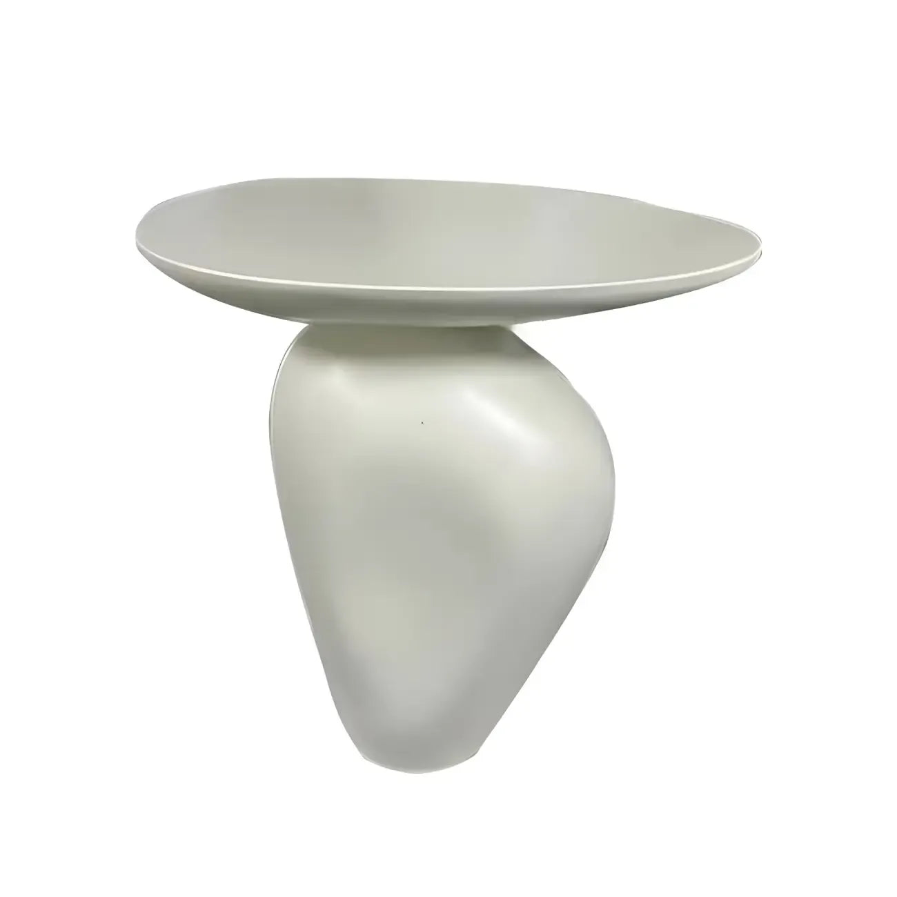 Table d'appoint moderne noire avec piètement en acier