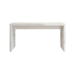 Tables de bar rectangulaires minimalistes en marbre blanc cassé