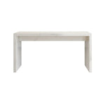 Tables de bar rectangulaires minimalistes en marbre blanc cassé