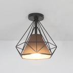 Plafonnier LED semi-encastré en tissu de 10,5 pouces pour couloir