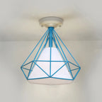 Plafonnier LED semi-encastré en tissu de 10,5 pouces pour couloir