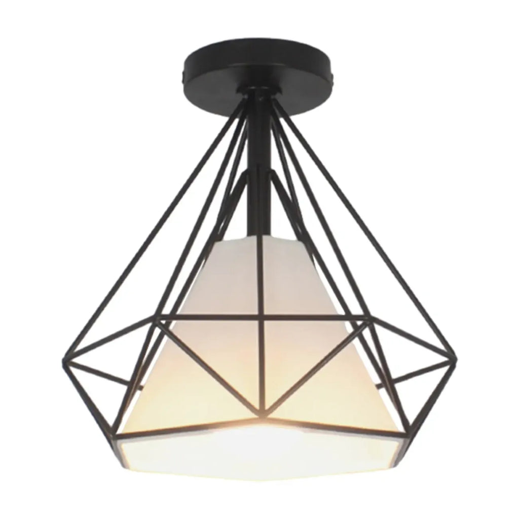 Plafonnier LED semi-encastré en tissu de 10,5 pouces pour couloir