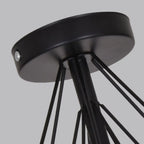 Plafonnier LED semi-encastré en tissu de 10,5 pouces pour couloir