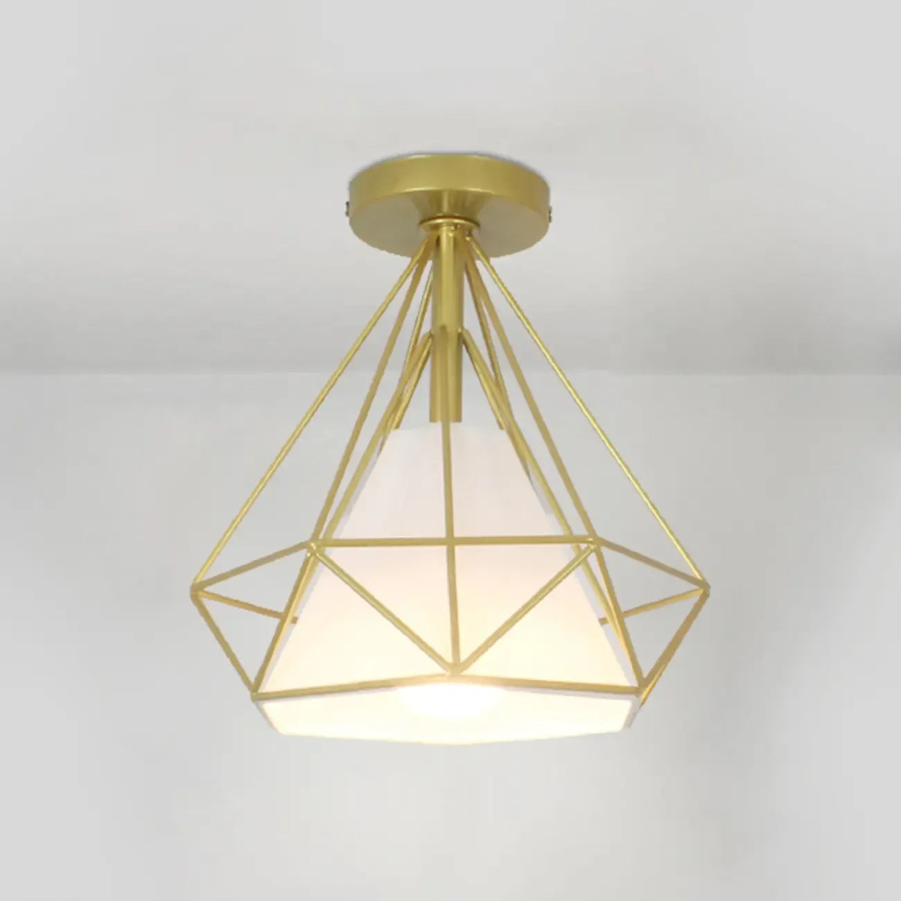 Plafonnier LED semi-encastré en tissu de 10,5 pouces pour couloir